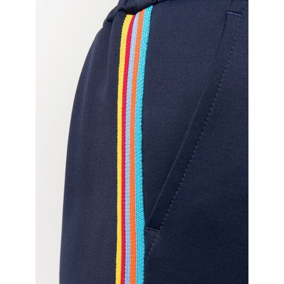 Akris Punto Marla Wide Leg Stripe Trouser Pants 10 - Picture 3 of 11